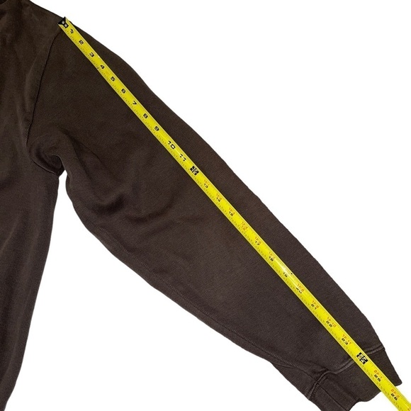 Cutter & Buck Women Top Size XL Brown VNeck Long Sleeve 100% Pima Cotton - Picture 4 of 9